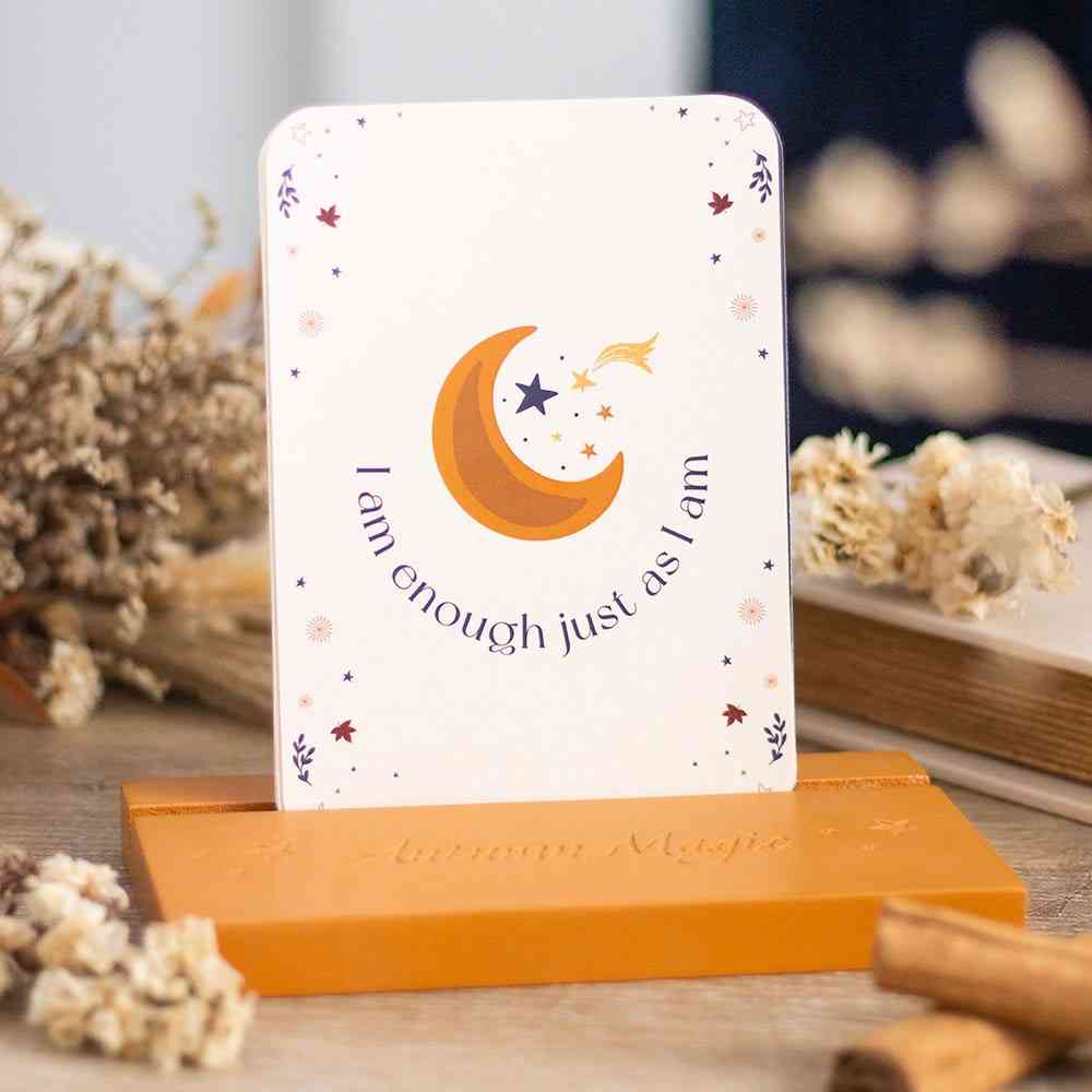 Something Different - Autumn Magic Affirmation Cards with Wooden Stand Kaartenhouder - Multicolours